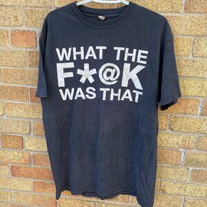 Vintage Evil Dead the Musical Promo T Shirt Large 'What the F*@K Was That'